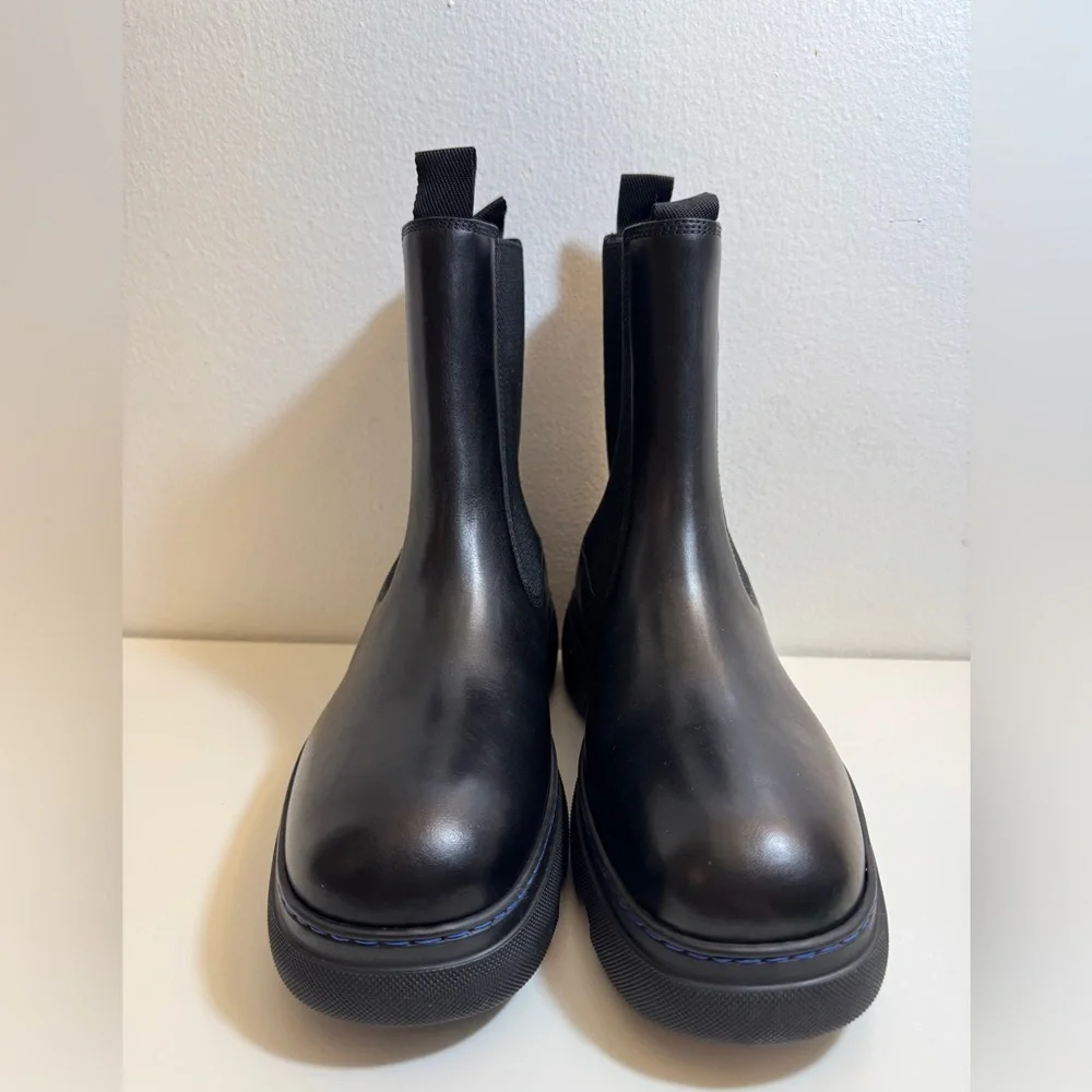 Burberry Chelsea Creeper Ankle Boots - Picture 5 of 12